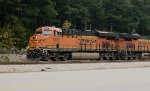 BNSF 8287 leads 6708 in a quartet of units